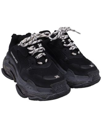 Balenciaga Womens Polyester Triple S Sneaker (Authentic Pre-Loved)