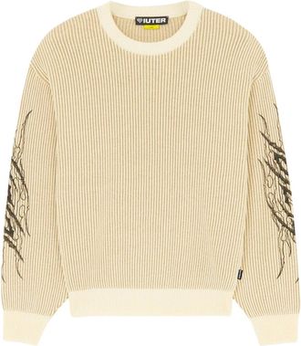 Iuter Iuter, Truien & Vesten, Heren, Beige, 2Xl, Tribal Jumper
