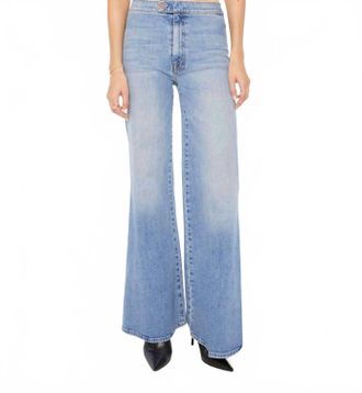 Mother Tab Roller Skimp Jeans In Fight For Your Right