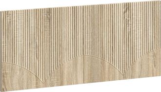 vidaXL Cabecero Montada En La Pared Hoorn Roble Sonoma Vidaxl