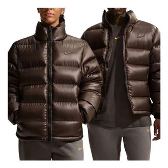 Nike x Drake Nocta Sunset Puffer Jacket Asia Sizing Baroque Brown Olive Grey FN8197-237