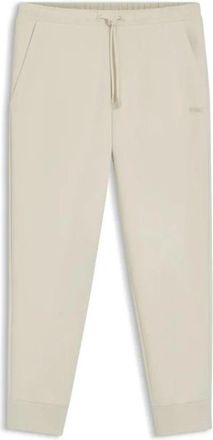 HUGO BOSS Trainingsbroeken - Heren - Sweatpants - Beige - M - Katoen - Broeken