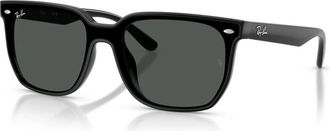 Ray-Ban Vierkante Zonnebril - unisex - Zonnebrillen - Zwart - 47 MM - Nylon - Accessoires