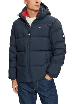 Tommy Hilfiger Mens Essential Down Puffer Jacket - Dark Blue Nylon - Size X-Large