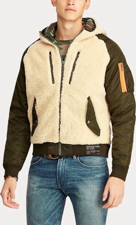Polo Ralph Lauren Hybrid Fleece Jacket In Multicolor