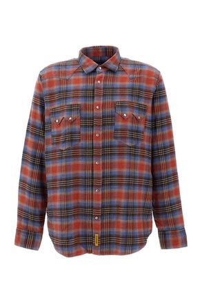 B.D. Baggies Multicolor Rodeo Check Cotton Flannel Shirt