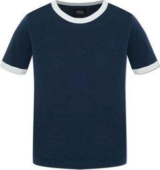 A.P.C. Mujer, Camisetas, Azul, Talla: L