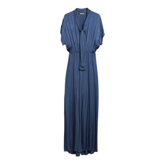 H2O Satijnen Viscose Jumpsuit - Dames - Jumpsuits - Blauw - S - Satijn - Jumpsuits & Playsuits