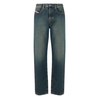 Diesel Straight Jeans, male, Blue, Size: W31 D-Viker Jeans
