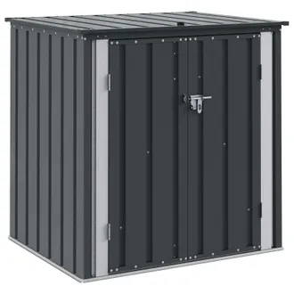 vidaXL Scatola Di Stoccaggio Per Giardino Nero 101,5 X 82 X 100 Cm Vidaxl