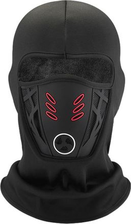 Generic Winter Rider Warm Anti-Haze Balaclava, Ski Mask for Men Breathable Windproof Fleece Motorcycle Thermal Full Face Mask (A)