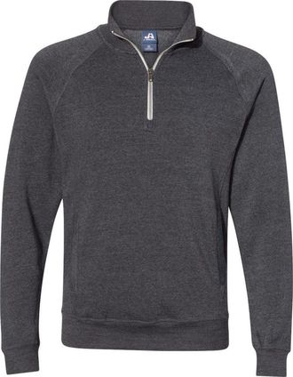 J. America Triblend Quarter-Zip Sweatshirt