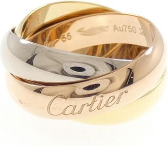 Cartier Yellow Gold (18K) Pink Gold (18K) White Gold (18K) Band Ring (Pre-Owned)