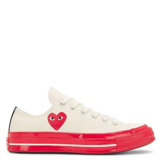 Comme Des Gar&ccedil;ons X Cdg Play Mens Off White Sneakers