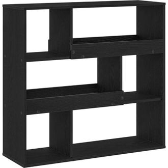 vidaXL Estanter&iacute;a Para Libros Roble Negro 100 X 33 X 94,5 Cm Vidaxl