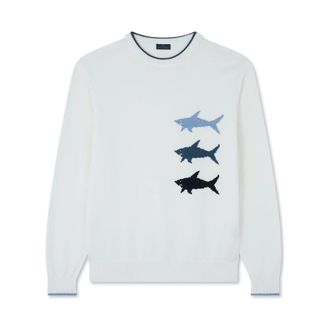 Paul & Shark Heren, Truien, Wit, Maat: XL Katoen