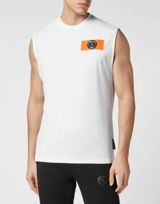 Plein Sport Tank Top Men in White at Nordstrom, Size Xxx-Large