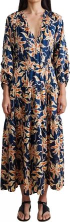 Apiece Apart Luminile Tier Maxi Dress In Naturaleza Flora