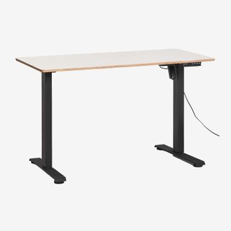 Sklum Escritorio Elevable El&eacute;ctrico Rectangular Con Funci&oacute;n De Memoria En Madera Y Hierro Serpi Sklum