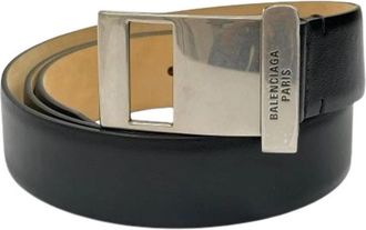 Balenciaga Pre-owned Standard riem - Heren - Vintage Accessoires - Zwart - ONE Size - Leer - Vintage