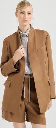 Brunello Cucinelli Diagonal blazer in Mou at Nordstrom, Size 38 It