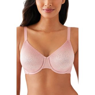 Wacoal Back Appeal Smoothing Underwire Bra in Rose Elega at Nordstrom, Size 36Ddd
