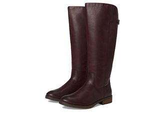 Frye and Co. Kellie Button Tall Wide Calf Womens Boots Mulberry : 7.5 M, Synthetic