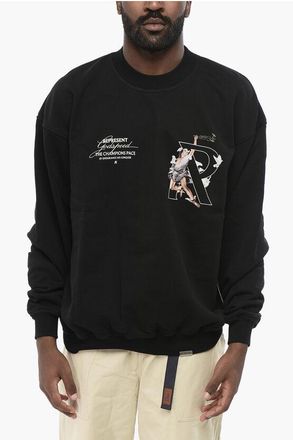 Represent Printed Brushed Cotton HERMES Crew-neck Sweatshirt size Xl