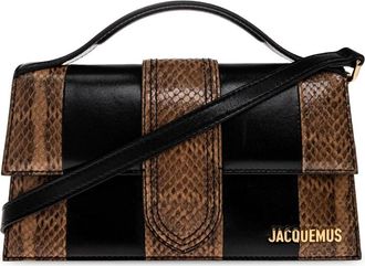 Jacquemus Leren Handtas Bambino Grand - Dames - Handtassen - Bruin - ONE Size - Leer - Tassen