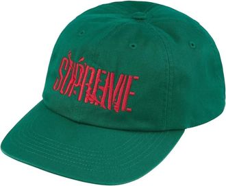 SUPREME Cappello da baseball Splatter a 6 sezioni - Verde
