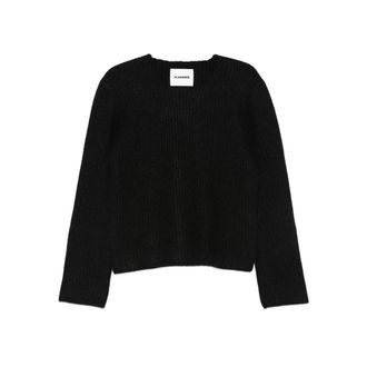 Jil Sander Ribbed Wool-mohair Blend Sweater