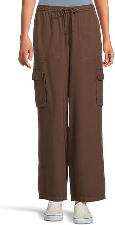 Salty Crew Driftwood Pants Womens Clothing Espresso : MD 29.5, Cotton/Twill/Viscose
