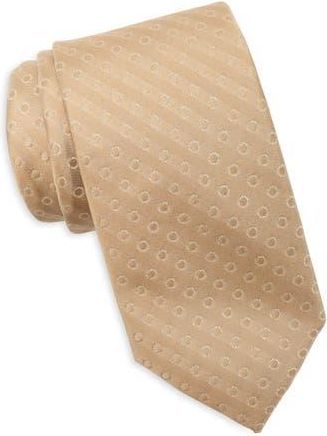 Nordstrom Rack Hampton Dot Jacquard Tie in Gold at Nordstrom Rack
