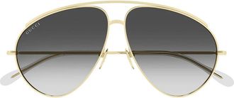 Gucci Sunglasses Gg1654 S 012 Gold/Gray Women