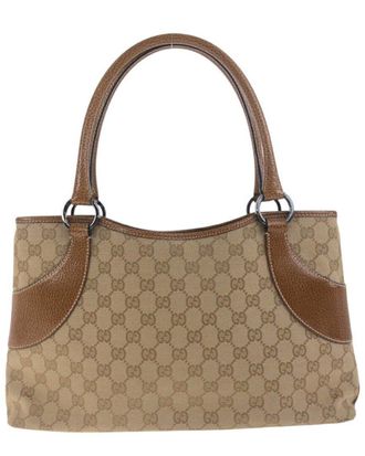 Gucci Brown Gg Canvas Tote (Authentic Pre-Loved)
