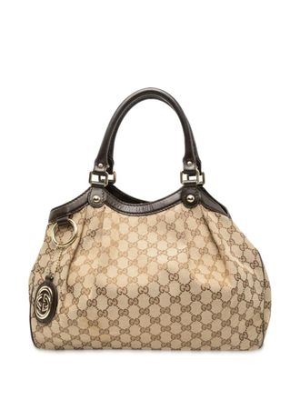 Gucci 2000-2015 Medium GG Canvas Sukey tote bag - Brown