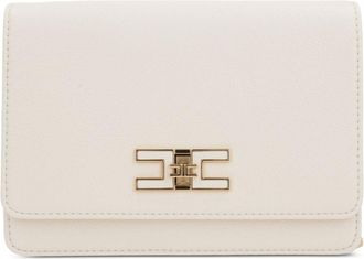 Elisabetta Franchi Borsa a spalla con catena - Bianco