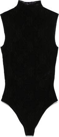 Victoria Beckham Body smanicato a collo alto - Nero