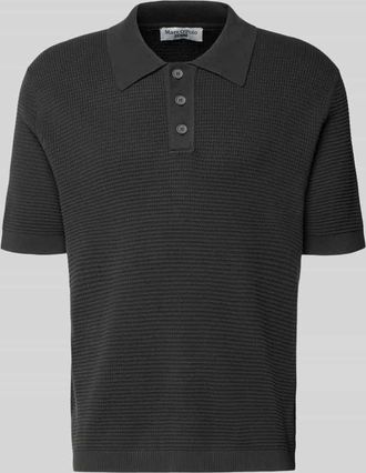 Marc O'Polo Denim Marc OPolo Denim Regular Fit Poloshirt aus reiner Baumwolle in Graphit, Gr&ouml;&szlig;e XXL