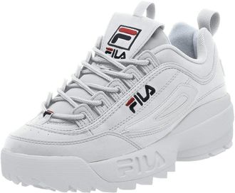 Fila Fila Disruptor II, Mens Sneaker, White/Peacoat/Vinred, 12 UK (47 EU)