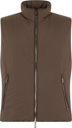 Moorer Uros Vest - Heren - Bodywarmers - Bruin - 2XL - Polyester - Jassen