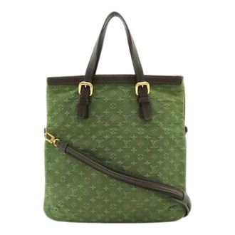 Louis Vuitton Pre-owned Handbags, female, Green, Size: ONE SIZE Pre-owned Francois Tote Bag
