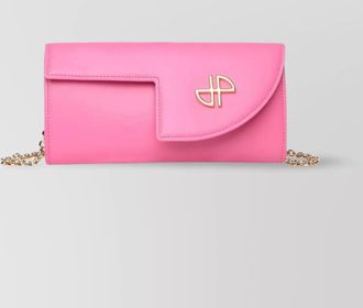 Patou leather wallet on chain