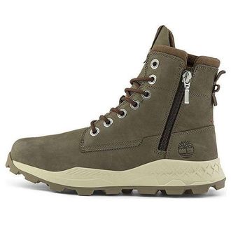 Timberland Brooklyn Side Zip Wide Fit Boots Dark Brown A2J6AW