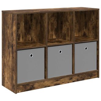 vidaXL Aparador Con Caj&oacute;n Roble Ahumado 102 X 32 X 73,5 Cm Vidaxl