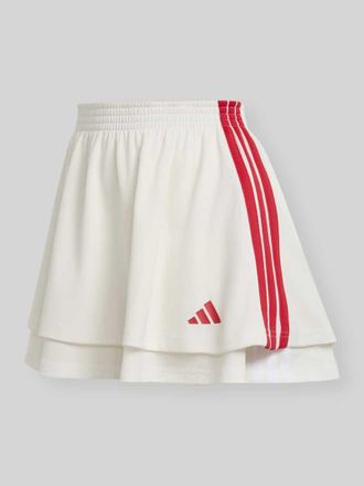 adidas Minirock mit Logo-Applikation in Offwhite, Gr&ouml;&szlig;e XL