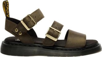 Dr. Martens Gryphon Sandalen - Dames - Sandalen - Groen - 36 EU - Leer - Schoenen