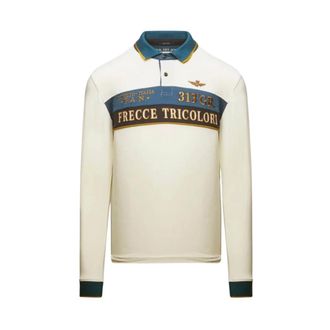 Aeronautica Tops, Heren, Wit, XL, Katoen, Rivolto Italia PAN 313 Polo