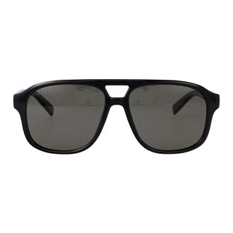 Gucci Stijlvolle zonnebril Gg 1856S - Heren - Zonnebrillen - Zwart - 57 MM - Accessoires