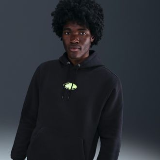 Nike Mens Nike Sportswear Club Fleece Pullover Hoodie in Black | IF1762-010